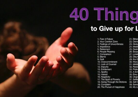 40 Things For Lent Post