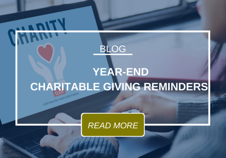 Year End Charitable Giving